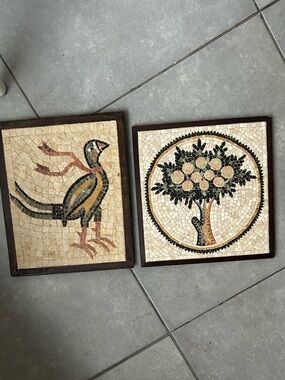Vintage Byzantine inspired Mosaic Art pieces